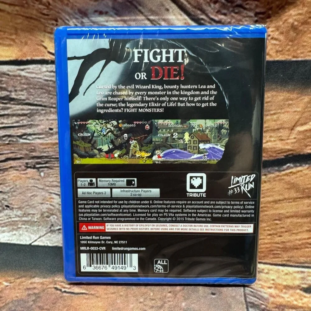Curses 'N Chaos Limited Run #33 PS Vita Video Game Action Co-op